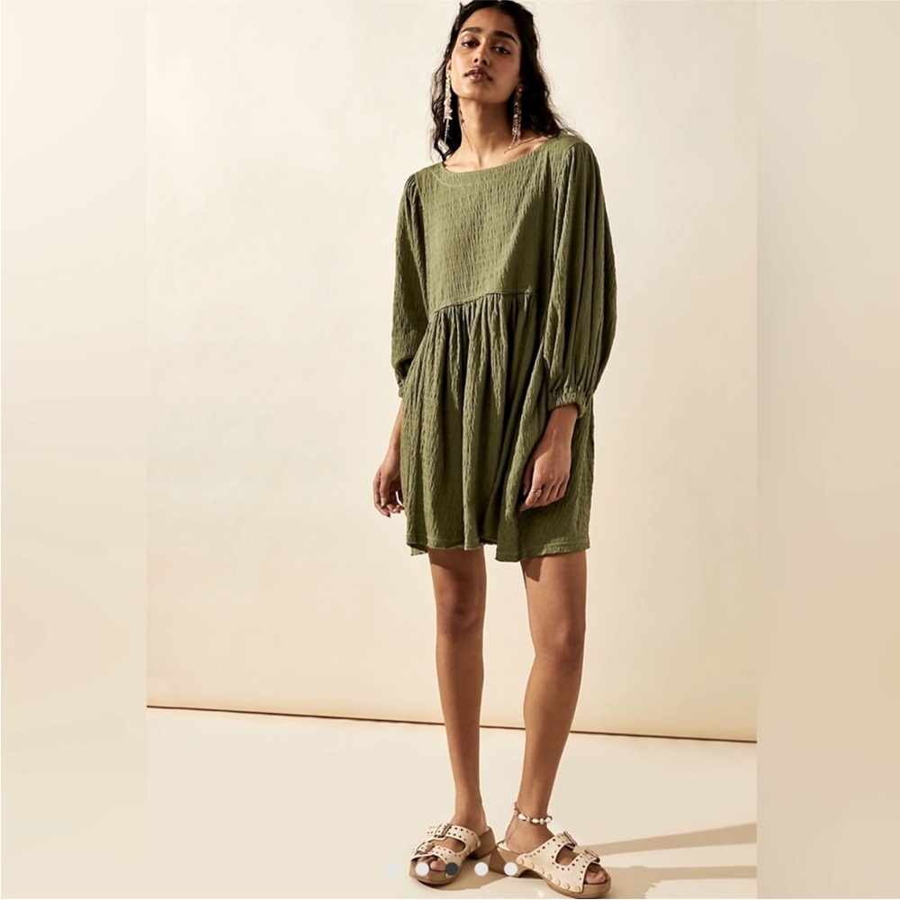 Free People Beach: Bell Sleeve Mini Dress